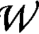 W