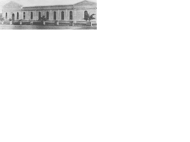 Hospital La Caridad en construcci&oacute;n, 1909-1918